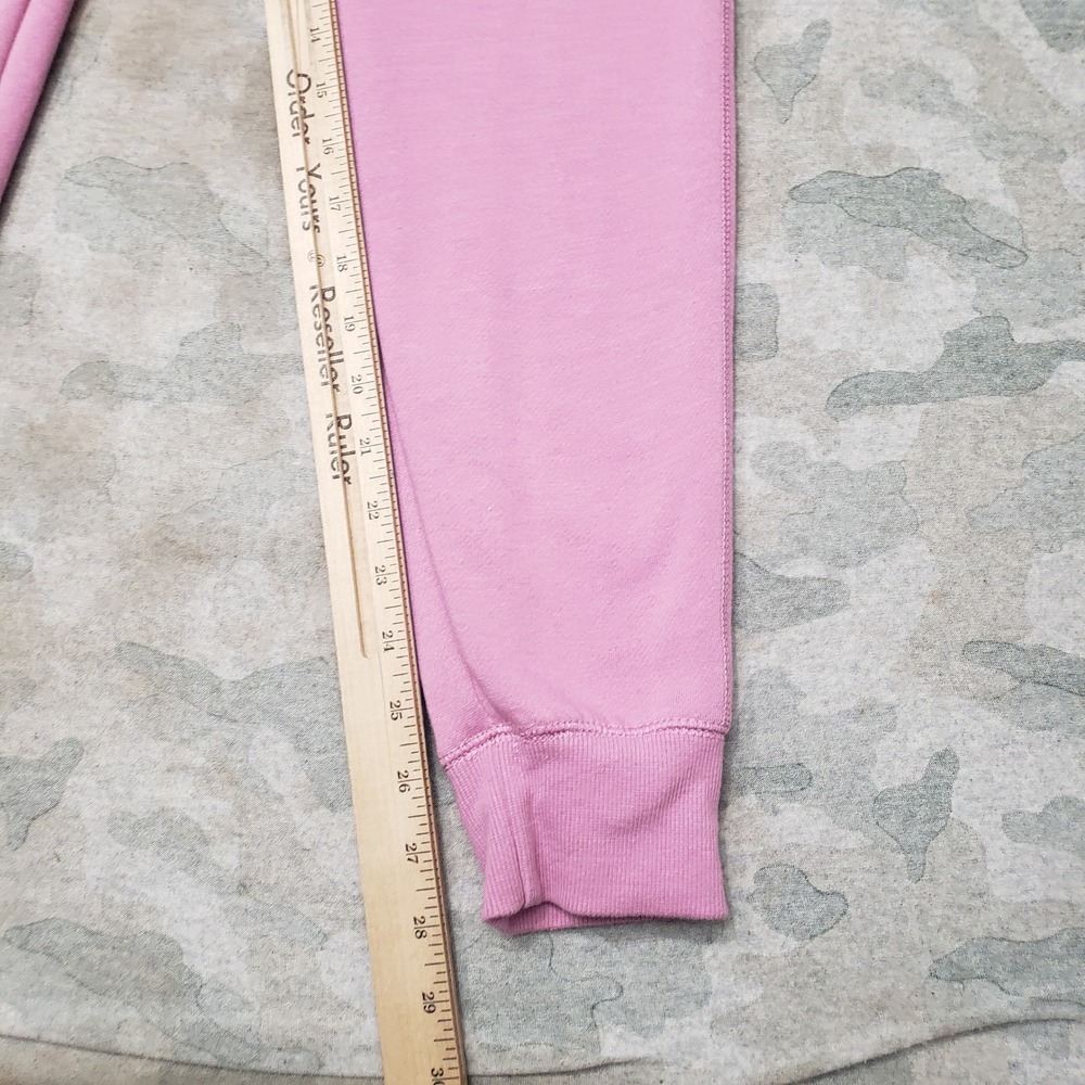Alo Jogger Pants Womens Small Pink Fleece Drawstring Gym Fitness Running - Picture 7 of 12